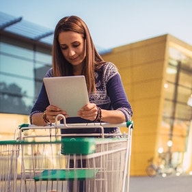 Der Supermarkt der Zukunft